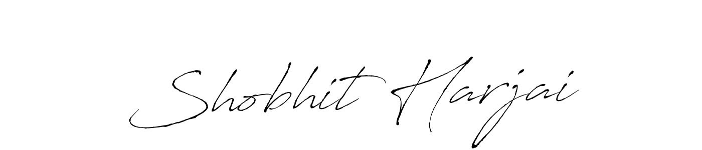 Shobhit Harjai stylish signature style. Best Handwritten Sign (Antro_Vectra) for my name. Handwritten Signature Collection Ideas for my name Shobhit Harjai. Shobhit Harjai signature style 6 images and pictures png
