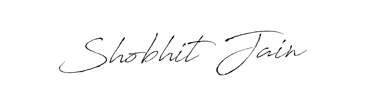 How to make Shobhit Jain signature? Antro_Vectra is a professional autograph style. Create handwritten signature for Shobhit Jain name. Shobhit Jain signature style 6 images and pictures png