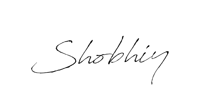 How to make Shobhiy name signature. Use Antro_Vectra style for creating short signs online. This is the latest handwritten sign. Shobhiy signature style 6 images and pictures png