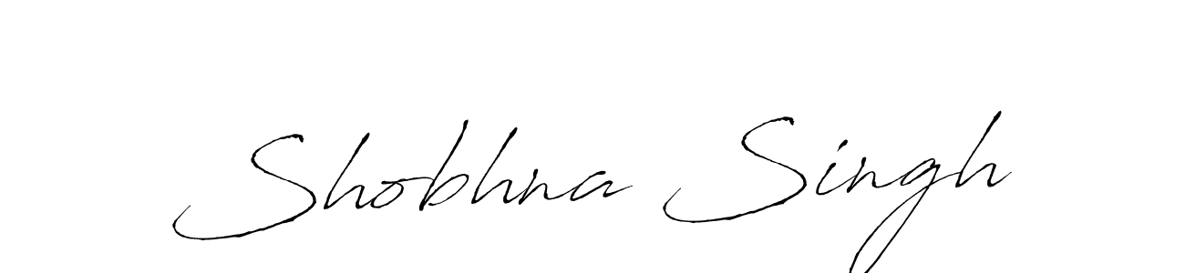 How to make Shobhna Singh signature? Antro_Vectra is a professional autograph style. Create handwritten signature for Shobhna Singh name. Shobhna Singh signature style 6 images and pictures png