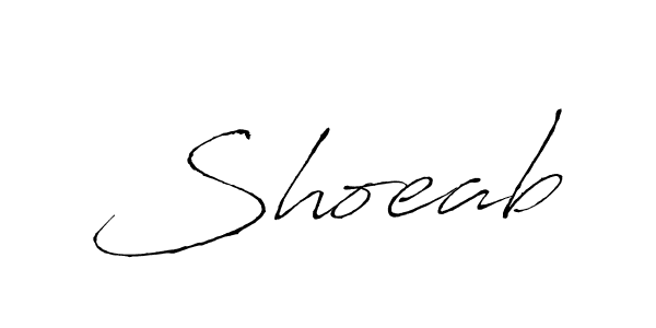 The best way (Antro_Vectra) to make a short signature is to pick only two or three words in your name. The name Shoeab include a total of six letters. For converting this name. Shoeab signature style 6 images and pictures png