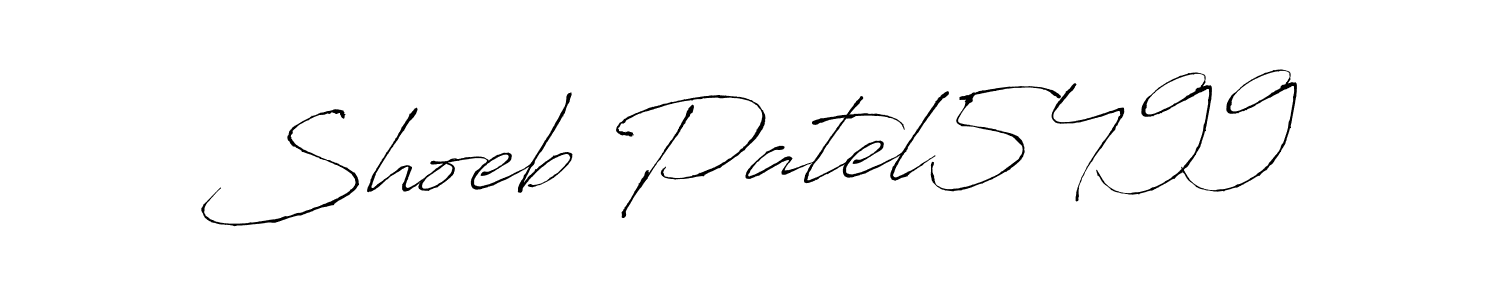 Make a beautiful signature design for name Shoeb Patel5499. With this signature (Antro_Vectra) style, you can create a handwritten signature for free. Shoeb Patel5499 signature style 6 images and pictures png