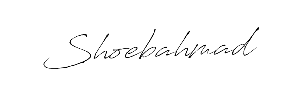 How to make Shoebahmad name signature. Use Antro_Vectra style for creating short signs online. This is the latest handwritten sign. Shoebahmad signature style 6 images and pictures png