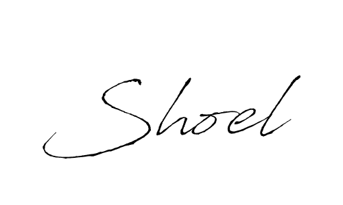 Design your own signature with our free online signature maker. With this signature software, you can create a handwritten (Antro_Vectra) signature for name Shoel. Shoel signature style 6 images and pictures png