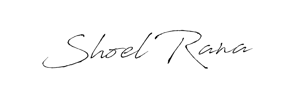 How to make Shoel Rana name signature. Use Antro_Vectra style for creating short signs online. This is the latest handwritten sign. Shoel Rana signature style 6 images and pictures png