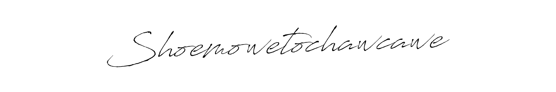 Create a beautiful signature design for name Shoemowetochawcawe. With this signature (Antro_Vectra) fonts, you can make a handwritten signature for free. Shoemowetochawcawe signature style 6 images and pictures png