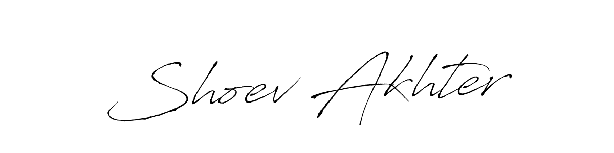 Also we have Shoev Akhter name is the best signature style. Create professional handwritten signature collection using Antro_Vectra autograph style. Shoev Akhter signature style 6 images and pictures png