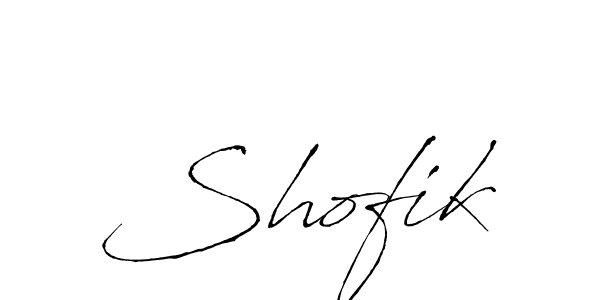 Create a beautiful signature design for name Shofik. With this signature (Antro_Vectra) fonts, you can make a handwritten signature for free. Shofik signature style 6 images and pictures png