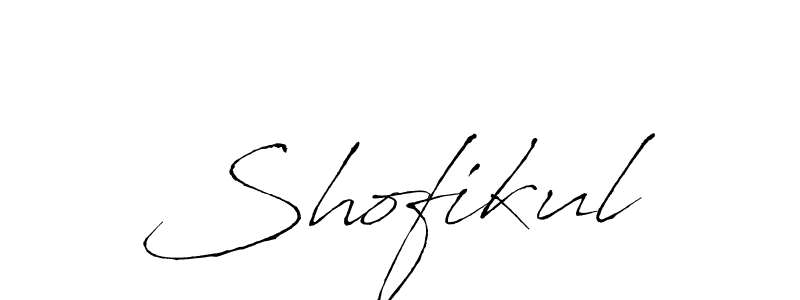 How to make Shofikul signature? Antro_Vectra is a professional autograph style. Create handwritten signature for Shofikul name. Shofikul signature style 6 images and pictures png