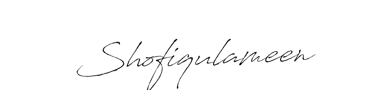 Use a signature maker to create a handwritten signature online. With this signature software, you can design (Antro_Vectra) your own signature for name Shofiqulameen. Shofiqulameen signature style 6 images and pictures png