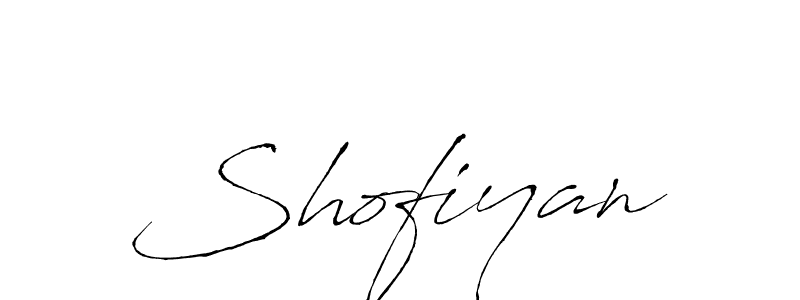 Create a beautiful signature design for name Shofiyan. With this signature (Antro_Vectra) fonts, you can make a handwritten signature for free. Shofiyan signature style 6 images and pictures png