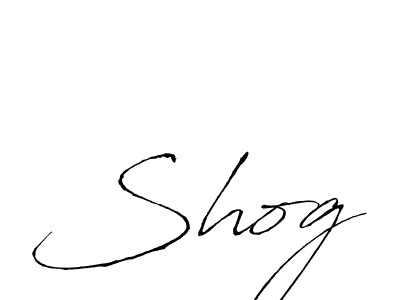 Make a beautiful signature design for name Shog. With this signature (Antro_Vectra) style, you can create a handwritten signature for free. Shog signature style 6 images and pictures png