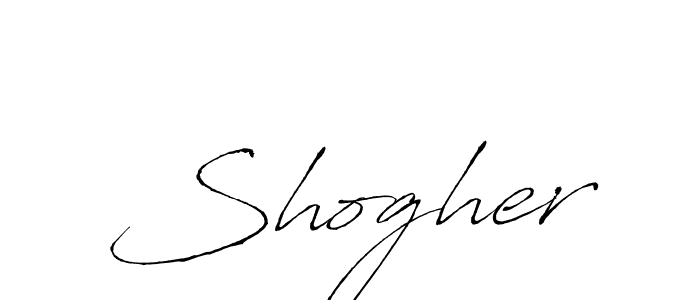 How to make Shogher name signature. Use Antro_Vectra style for creating short signs online. This is the latest handwritten sign. Shogher signature style 6 images and pictures png