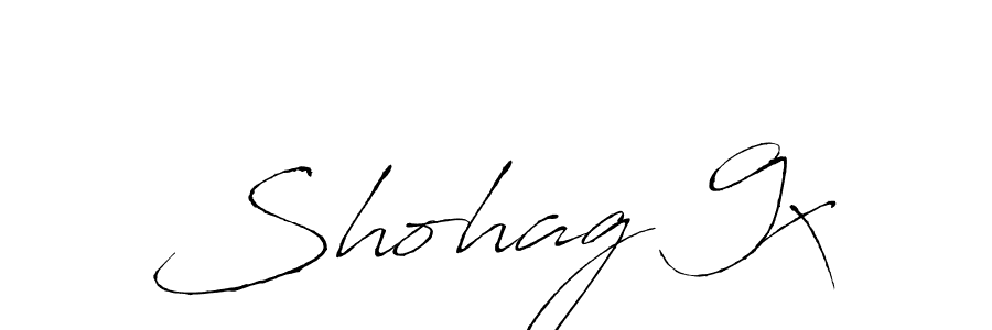 How to make Shohag 9x signature? Antro_Vectra is a professional autograph style. Create handwritten signature for Shohag 9x name. Shohag 9x signature style 6 images and pictures png