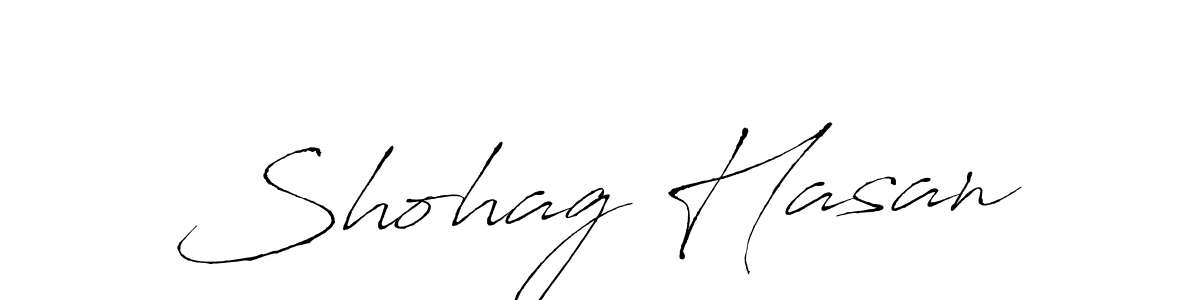 How to make Shohag Hasan name signature. Use Antro_Vectra style for creating short signs online. This is the latest handwritten sign. Shohag Hasan signature style 6 images and pictures png