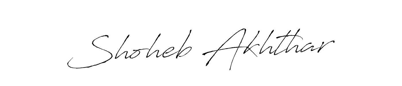 Make a beautiful signature design for name Shoheb Akhthar. Use this online signature maker to create a handwritten signature for free. Shoheb Akhthar signature style 6 images and pictures png