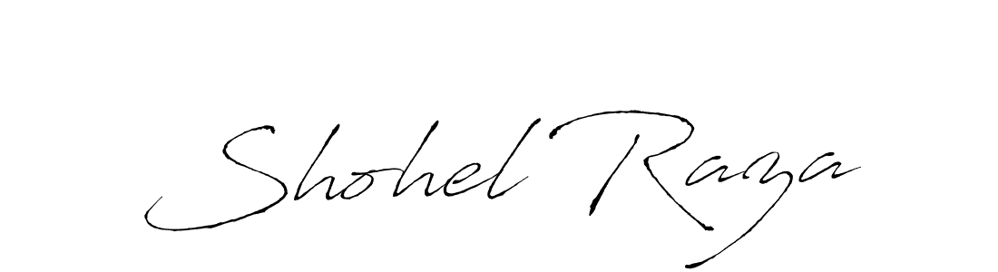 Antro_Vectra is a professional signature style that is perfect for those who want to add a touch of class to their signature. It is also a great choice for those who want to make their signature more unique. Get Shohel Raza name to fancy signature for free. Shohel Raza signature style 6 images and pictures png