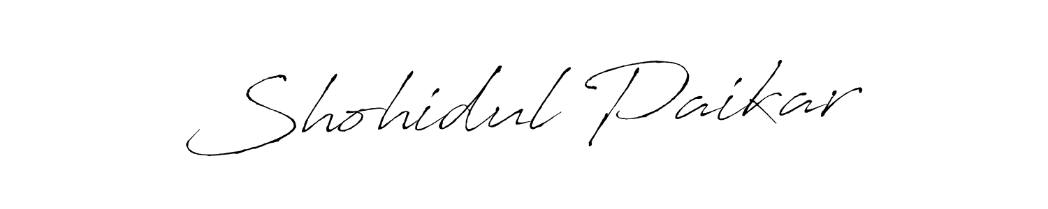 Also You can easily find your signature by using the search form. We will create Shohidul Paikar name handwritten signature images for you free of cost using Antro_Vectra sign style. Shohidul Paikar signature style 6 images and pictures png