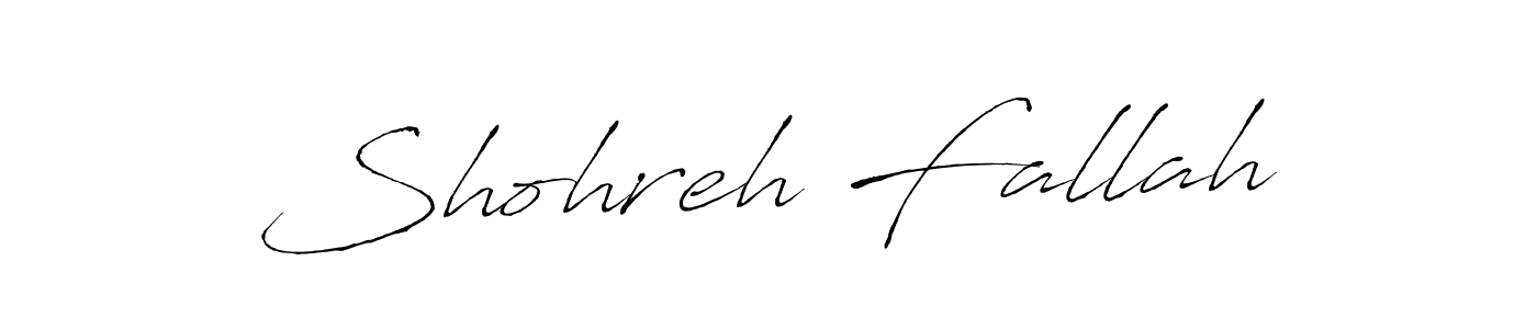 Use a signature maker to create a handwritten signature online. With this signature software, you can design (Antro_Vectra) your own signature for name Shohreh Fallah. Shohreh Fallah signature style 6 images and pictures png