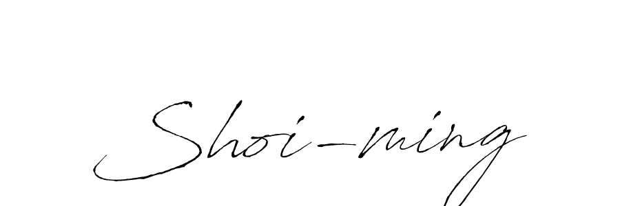 It looks lik you need a new signature style for name Shoi-ming. Design unique handwritten (Antro_Vectra) signature with our free signature maker in just a few clicks. Shoi-ming signature style 6 images and pictures png