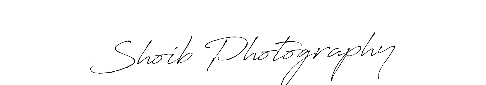 How to make Shoib Photography name signature. Use Antro_Vectra style for creating short signs online. This is the latest handwritten sign. Shoib Photography signature style 6 images and pictures png