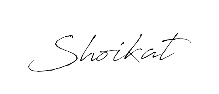 Make a beautiful signature design for name Shoikat. With this signature (Antro_Vectra) style, you can create a handwritten signature for free. Shoikat signature style 6 images and pictures png