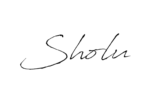 Use a signature maker to create a handwritten signature online. With this signature software, you can design (Antro_Vectra) your own signature for name Sholu. Sholu signature style 6 images and pictures png