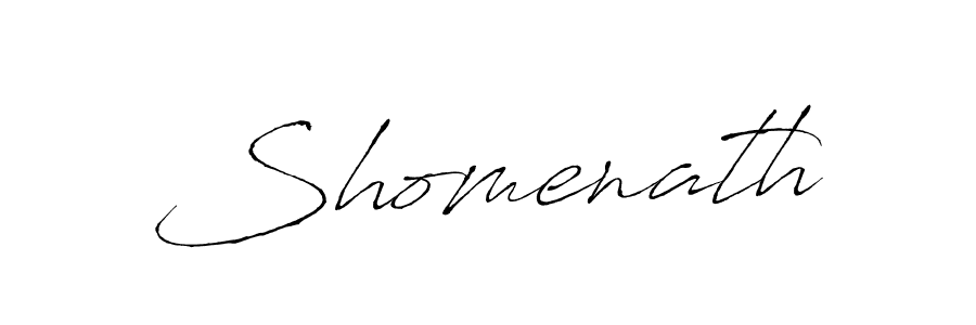 Use a signature maker to create a handwritten signature online. With this signature software, you can design (Antro_Vectra) your own signature for name Shomenath. Shomenath signature style 6 images and pictures png