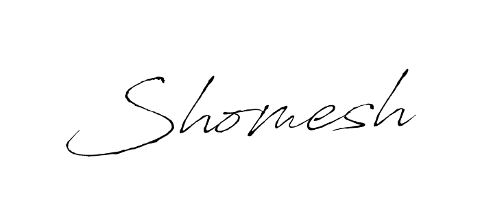 Design your own signature with our free online signature maker. With this signature software, you can create a handwritten (Antro_Vectra) signature for name Shomesh. Shomesh signature style 6 images and pictures png
