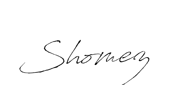 Create a beautiful signature design for name Shomez. With this signature (Antro_Vectra) fonts, you can make a handwritten signature for free. Shomez signature style 6 images and pictures png