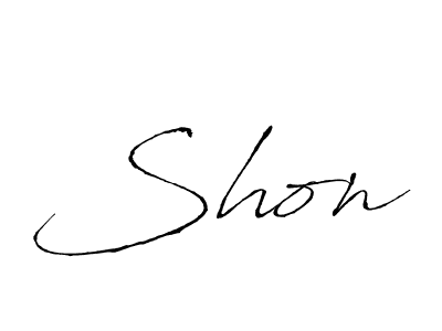 It looks lik you need a new signature style for name Shon. Design unique handwritten (Antro_Vectra) signature with our free signature maker in just a few clicks. Shon signature style 6 images and pictures png