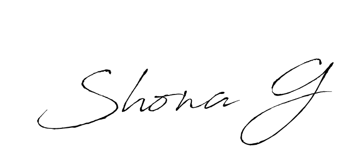 Also we have Shona G name is the best signature style. Create professional handwritten signature collection using Antro_Vectra autograph style. Shona G signature style 6 images and pictures png
