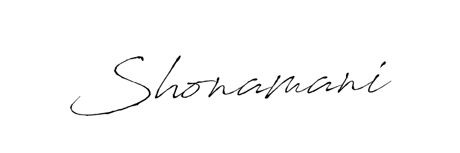 Also we have Shonamani name is the best signature style. Create professional handwritten signature collection using Antro_Vectra autograph style. Shonamani signature style 6 images and pictures png