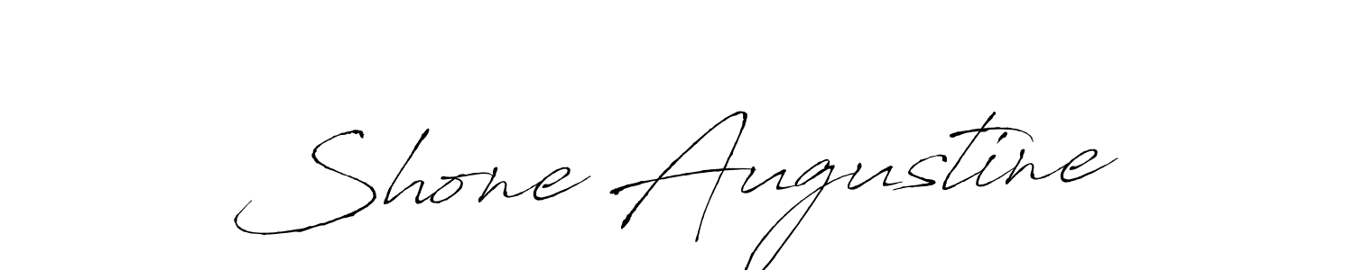 Make a beautiful signature design for name Shone Augustine. Use this online signature maker to create a handwritten signature for free. Shone Augustine signature style 6 images and pictures png