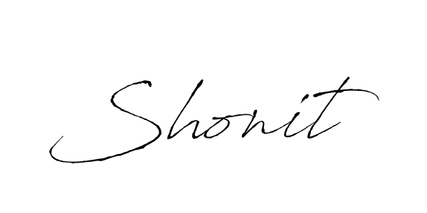 Shonit stylish signature style. Best Handwritten Sign (Antro_Vectra) for my name. Handwritten Signature Collection Ideas for my name Shonit. Shonit signature style 6 images and pictures png