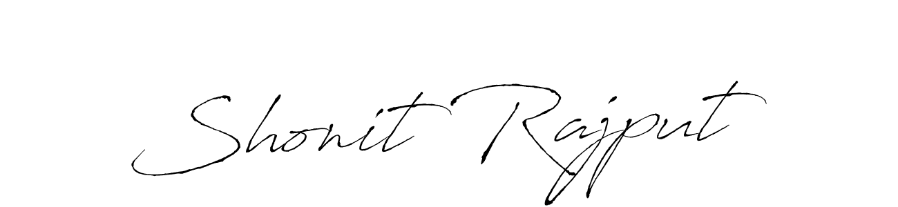 Also You can easily find your signature by using the search form. We will create Shonit Rajput name handwritten signature images for you free of cost using Antro_Vectra sign style. Shonit Rajput signature style 6 images and pictures png