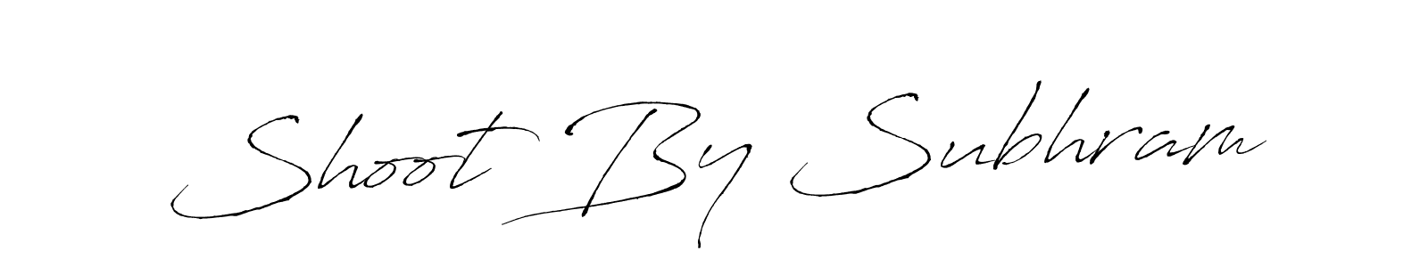 Similarly Antro_Vectra is the best handwritten signature design. Signature creator online .You can use it as an online autograph creator for name Shoot By Subhram. Shoot By Subhram signature style 6 images and pictures png