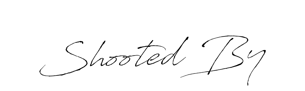 Create a beautiful signature design for name Shooted By. With this signature (Antro_Vectra) fonts, you can make a handwritten signature for free. Shooted By signature style 6 images and pictures png