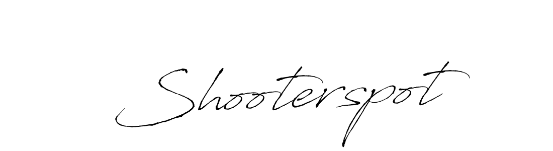 Use a signature maker to create a handwritten signature online. With this signature software, you can design (Antro_Vectra) your own signature for name Shooterspot. Shooterspot signature style 6 images and pictures png