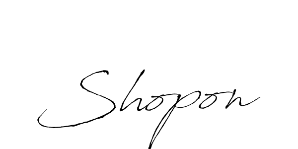 Also we have Shopon name is the best signature style. Create professional handwritten signature collection using Antro_Vectra autograph style. Shopon signature style 6 images and pictures png