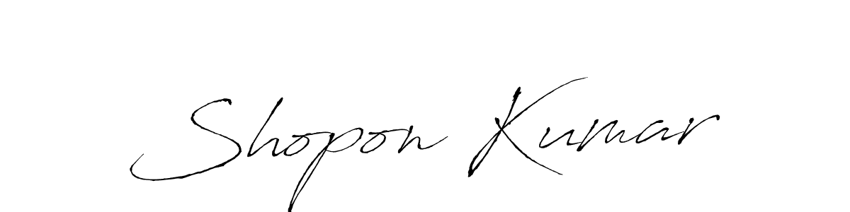 Antro_Vectra is a professional signature style that is perfect for those who want to add a touch of class to their signature. It is also a great choice for those who want to make their signature more unique. Get Shopon Kumar name to fancy signature for free. Shopon Kumar signature style 6 images and pictures png