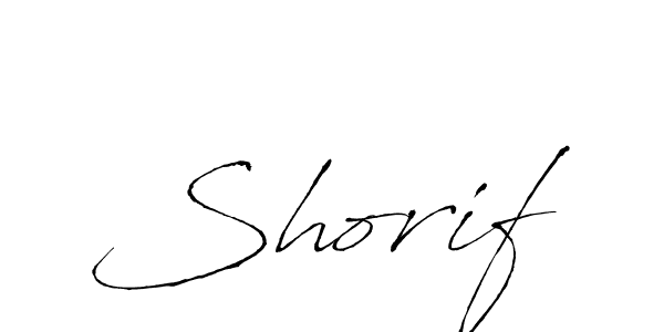 Design your own signature with our free online signature maker. With this signature software, you can create a handwritten (Antro_Vectra) signature for name Shorif. Shorif signature style 6 images and pictures png