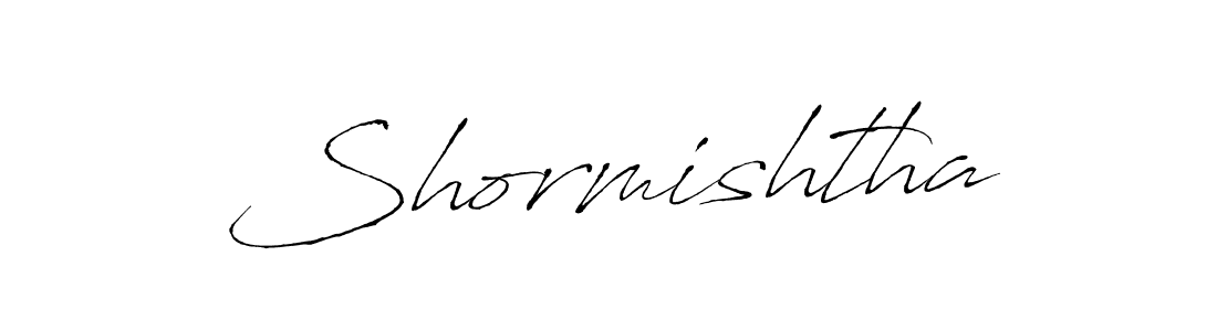 Design your own signature with our free online signature maker. With this signature software, you can create a handwritten (Antro_Vectra) signature for name Shormishtha. Shormishtha signature style 6 images and pictures png