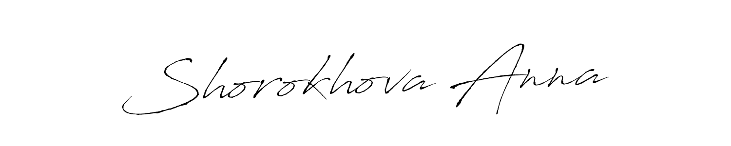 Make a beautiful signature design for name Shorokhova Anna. Use this online signature maker to create a handwritten signature for free. Shorokhova Anna signature style 6 images and pictures png