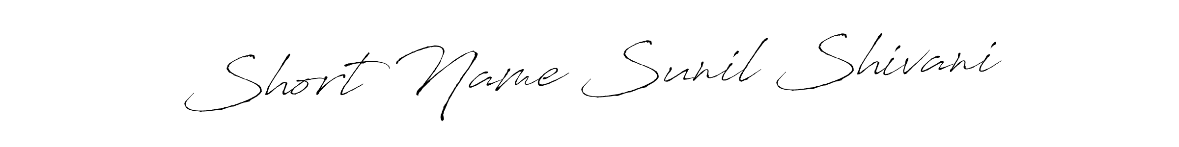 Make a beautiful signature design for name Short Name Sunil Shivani. Use this online signature maker to create a handwritten signature for free. Short Name Sunil Shivani signature style 6 images and pictures png