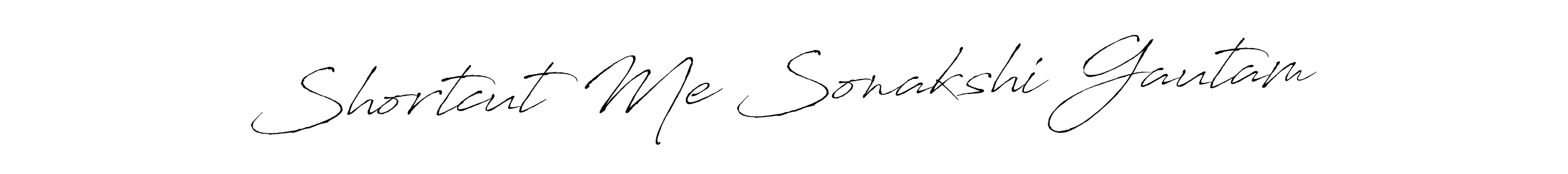 The best way (Antro_Vectra) to make a short signature is to pick only two or three words in your name. The name Shortcut Me Sonakshi Gautam include a total of six letters. For converting this name. Shortcut Me Sonakshi Gautam signature style 6 images and pictures png