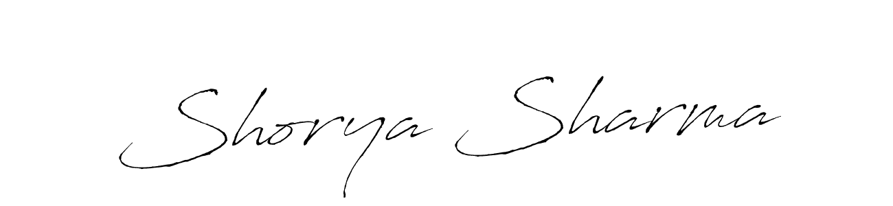 Shorya Sharma stylish signature style. Best Handwritten Sign (Antro_Vectra) for my name. Handwritten Signature Collection Ideas for my name Shorya Sharma. Shorya Sharma signature style 6 images and pictures png