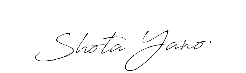 Shota Yano stylish signature style. Best Handwritten Sign (Antro_Vectra) for my name. Handwritten Signature Collection Ideas for my name Shota Yano. Shota Yano signature style 6 images and pictures png