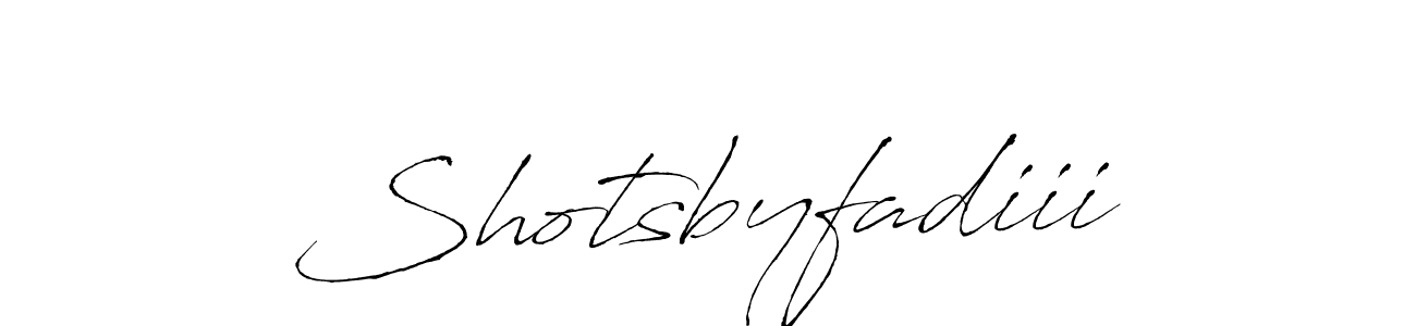 Shotsbyfadiii stylish signature style. Best Handwritten Sign (Antro_Vectra) for my name. Handwritten Signature Collection Ideas for my name Shotsbyfadiii. Shotsbyfadiii signature style 6 images and pictures png