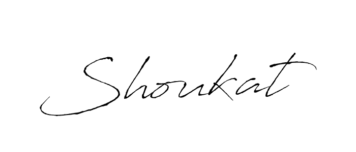 How to make Shoukat signature? Antro_Vectra is a professional autograph style. Create handwritten signature for Shoukat name. Shoukat signature style 6 images and pictures png